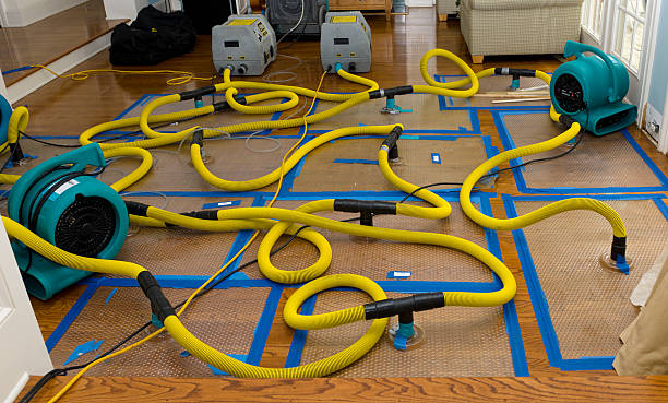 Professional Crawl Space Water Removal technician working in Durham, NH